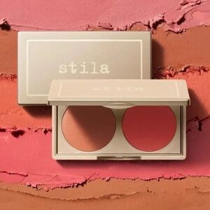 Stila Putty Blush/Bronzer Duo in Bronzed & Lilium NIB